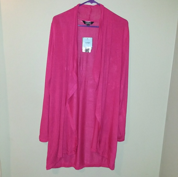 Ellen Tracy Sweaters - NWT Company Ellen Tracy | Deep Rose CARDIGAN
